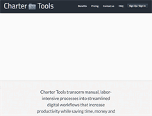 Tablet Screenshot of charter-tools.com